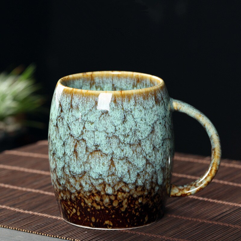 Keramiske 480ml kaffekrus tazas de ceramica creativas kaffekop te kop rejsekrus krus lærer påskønnelse  i077