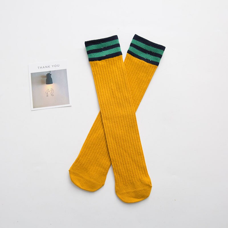 Schudden harajuku Leuke Japanse High School Meisjes Katoen lange sokken Losse Gestreepte Multi kleuren vrouwen Crew Sokken voor Herfst Winter: C4