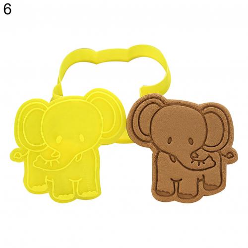 Forest Animals Cartoon Biscuit Mold Pressing Type Household Cookie Baking Tool: 6