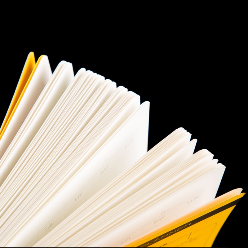 Kinbor A5 Notebook Time Management Notepad Efficiency Manual Plan Schedule Book Simple Office Daolin Inner Page Student