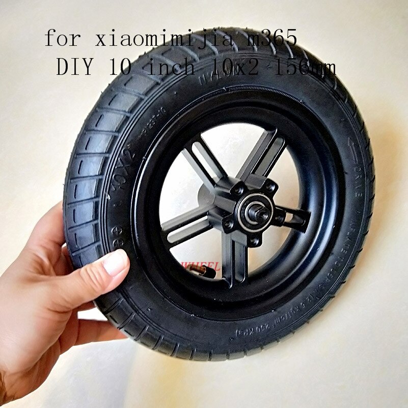 Neumático de disco de freno de disco del cubo de rueda trasera de fábrica Original para patinete eléctrico de rueda Mijia M365 de Xiaomi, 10 pulgadas, fácil de instalar