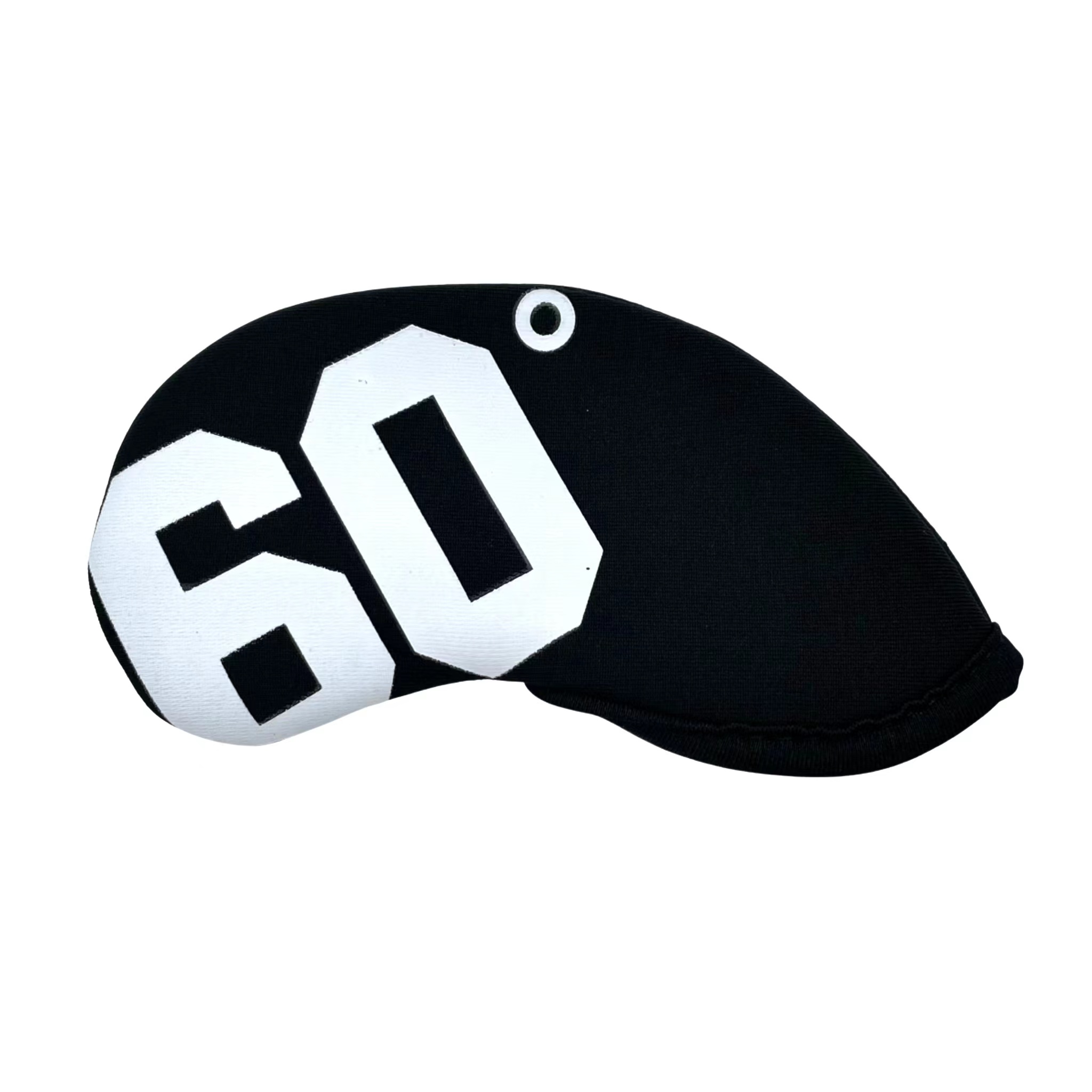Cubierta de cabeza de palo de Golf, cuña de arena Simple, impresión de 48 °-60 grados, cubiertas de hierros, Protector de cabeza de hierro, accesorios de Golf, 1 unidad: Gris oscuro