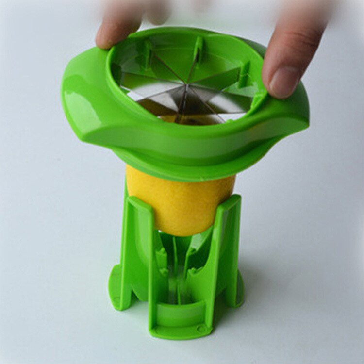 1PC Lemon Lime Orange Slicer Wedger Cutter Squeezer Fruit Garnish Peelers Splitter Kitchen Tool Orange Easy EKX 021