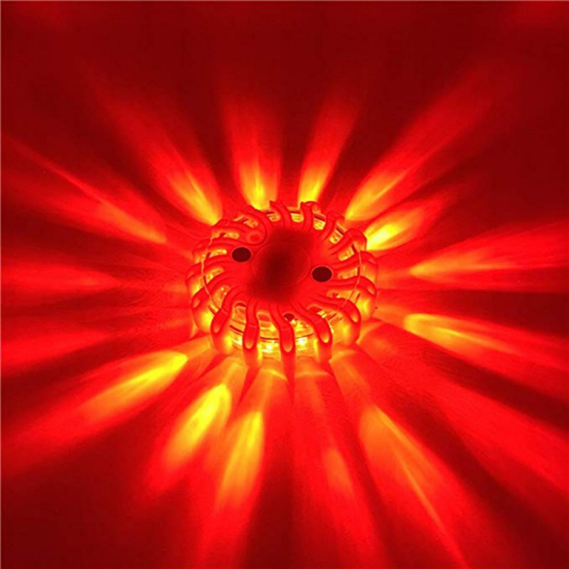 LED Road Flare Red LED Safety Flare Flashlight Magnet Flashing Warning Night Lights Roadside Emergency Flares Beacon For Car