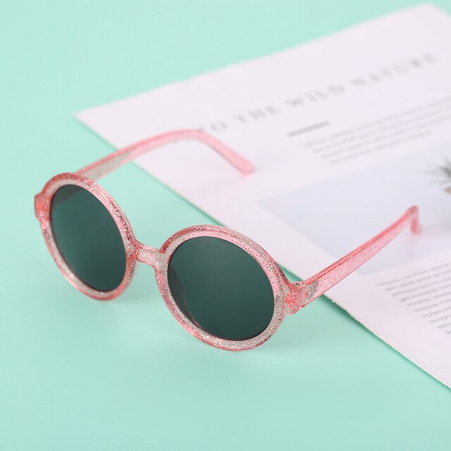 Cool Kids Zonnebril Kinderen Anti-Uv Zonnebril Jongens Meisjes Baby Brillen Coating Lens Uv Preventionteenager Zonnebril: Pink