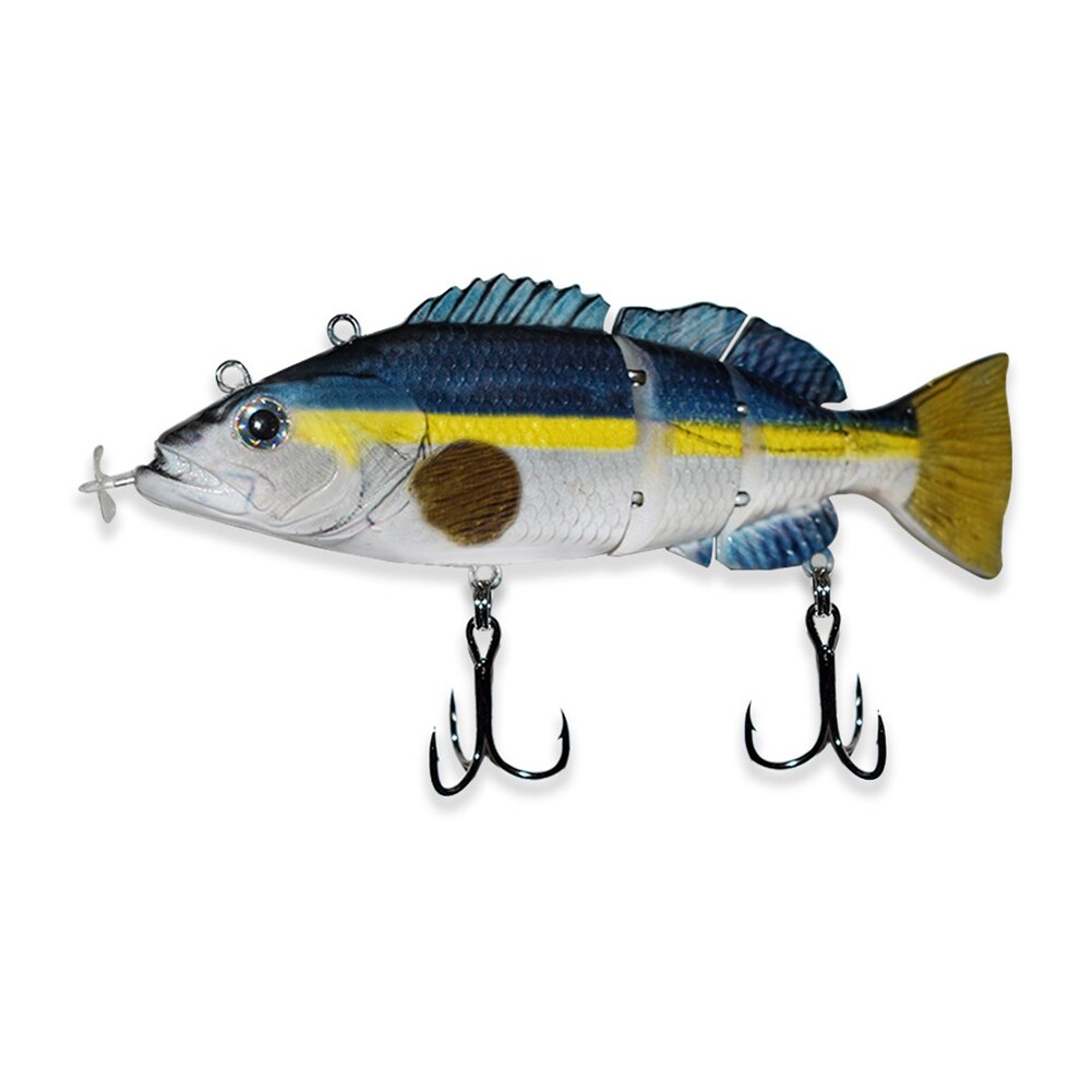 Robotic Fishing Lure Electric Wobbler Electronic Multi Jointed Bait 4 Segments Smart Auto Swimming Fishing Baits Tackle Access: 2041