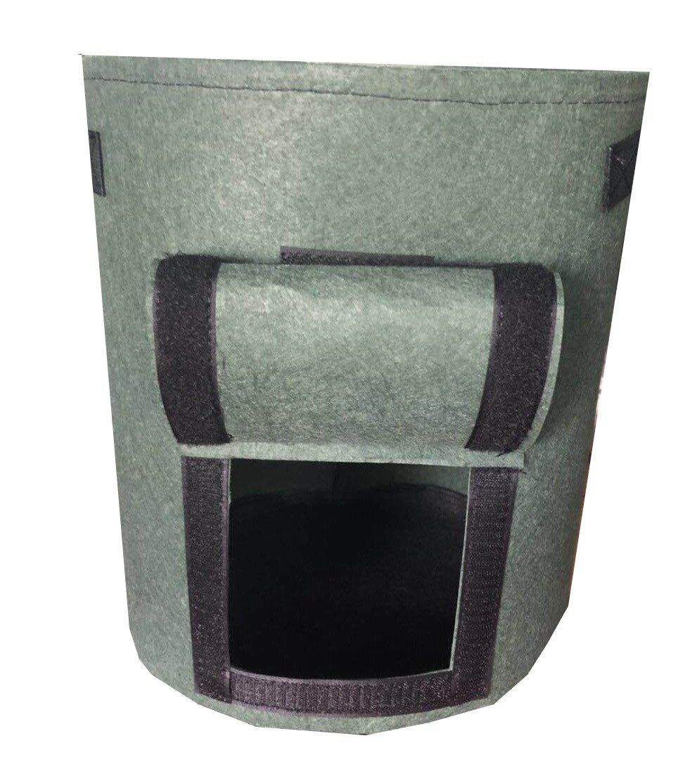 Anlage Wachsen Taschen Vlies Tuch Topf Garten Gemüse Kartoffel Pflanzer Taschen Für Wachsen Kartoffel Taschen: dunkel Grün M