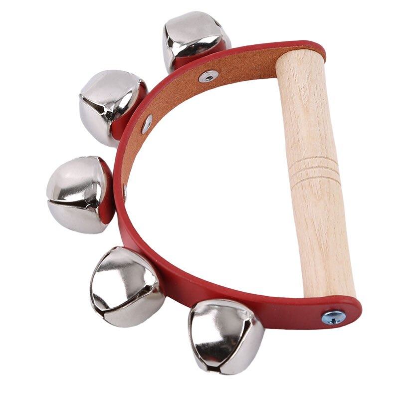 Handige houten rammelaar voor baby's, muziekinstrumenten, houten handbel, speelgoed voor kinderen, kleurrijk muziekspeelgoed voor baby's, educatief speelgoed
