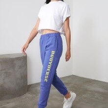 Trendyol Lila Gedruckt Basic Jogger Stricken Jogginghose TWOAW21EA0307: L