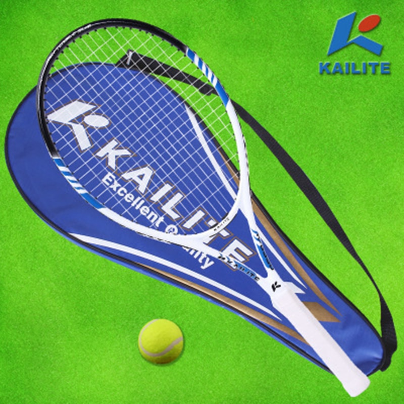 Carbon Professionele Tennis Racket Raquete Carbon Fiber Handvat met Sterke Flexibele Tennis String