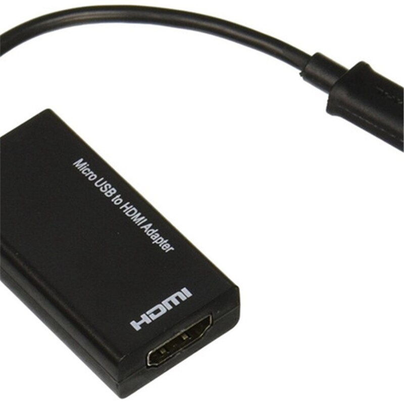 Draagbare mobiele telefoon micro-usb naar hdmi adapter 1080p mhl hdtv kabel of videokabel voor hdtv converter adapter