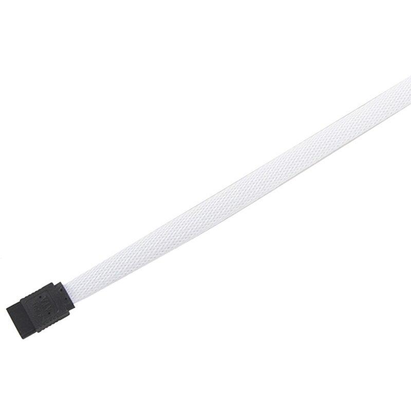 -4x 50cm sata 3.0 iii sata 3 7 -pin-datenkabel, rechtwinklig , 6gb/ s ssd-kabel, hdd-festplatten-datenkabel mit nylonummantelung