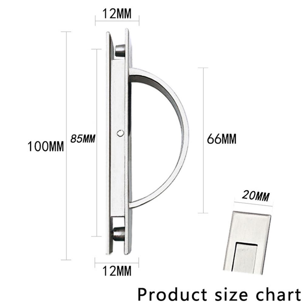 Zinklegering Handvat Moderne Tatami Handvat Roterende Verborgen Roestvrij Staal Tatami Handvat #40