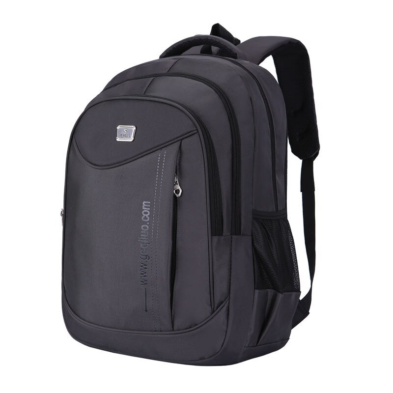 Large Capacity 17 Laptop Men Backpack School Bags for Teenage boys Students High School Bagpack teen youth backbag College Style: Gray