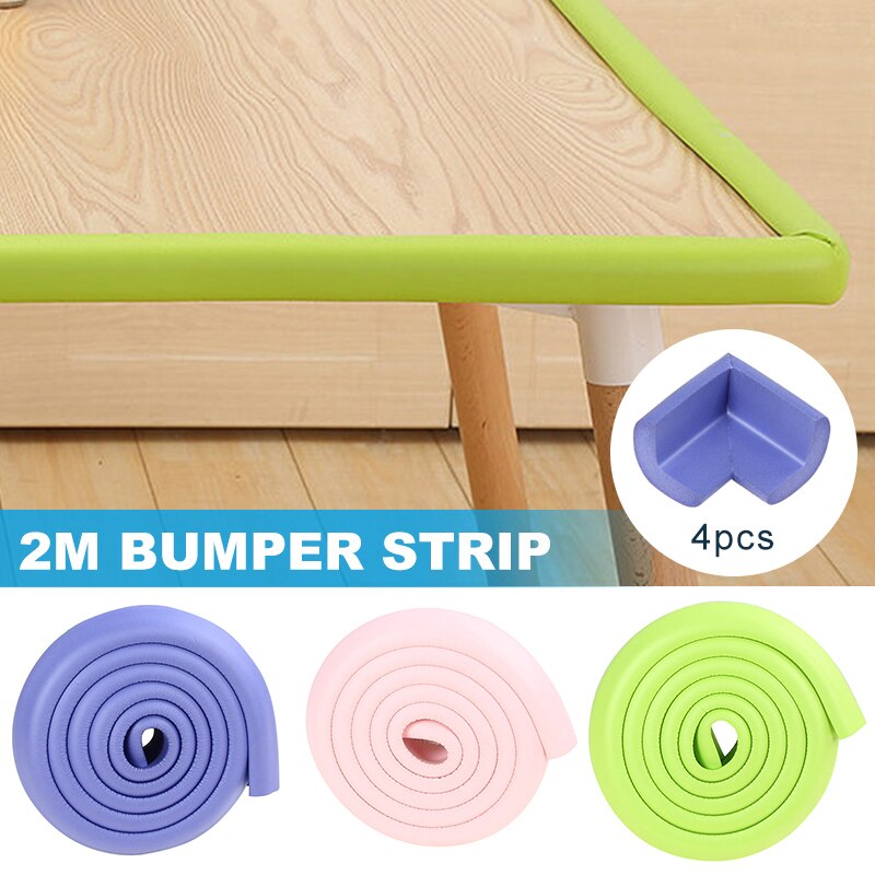 2M Baby Safety Corner Protector Children Protection Furniture Corners Angle Protection Kids Safety Table Corner Tape HKS