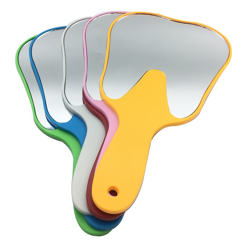 6 couleurs dents dentaires forme modèle miroir verre dent forme miroir dentaire dentiste