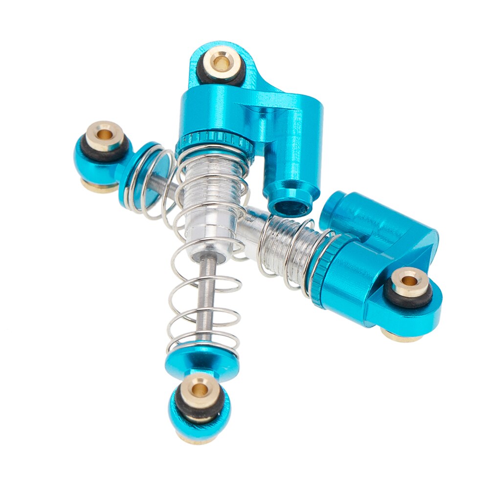 Peças de atualização de carro para axial scx24 90081 1/24 rc, amortecedor de metal, acessórios