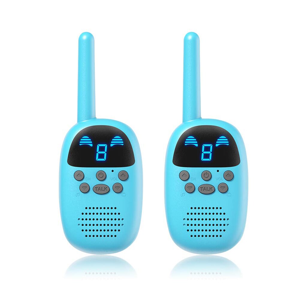 Walkie-talkies portables pour enfants, jeu d'interphone portatif sans fil, jouets parlants pour enfants, 1 paire: Bleu