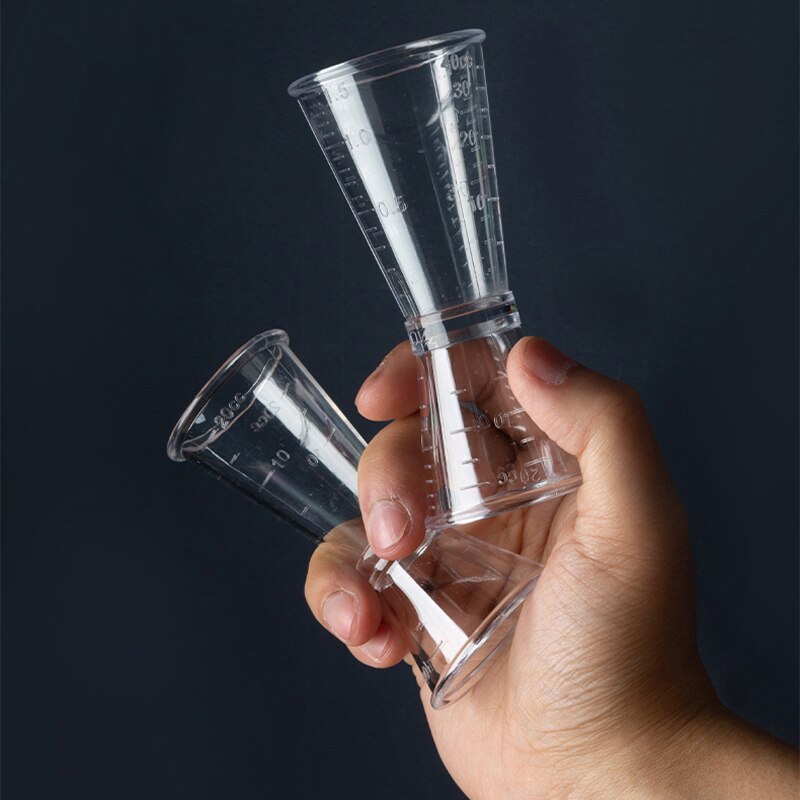 Hars Bar Meter Cup Dubbele Hoofd Meten Cocktail Schaal Maatbeker Bar Accessoires Cocktail Accessoires Kit Barman Gereedschap