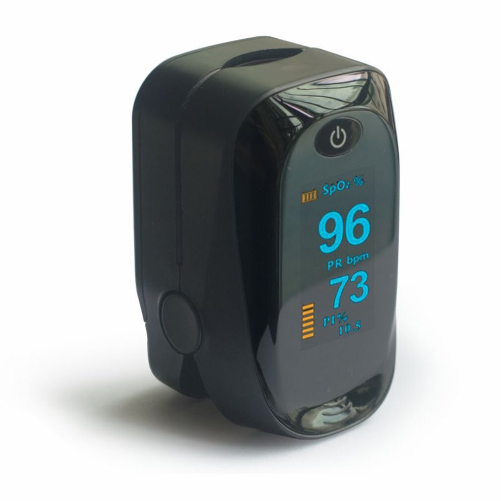 1 Pcs Fingertip Pulse Oximeter Household Oxygen Saturation Monitor Pulse Blood Oxygen Saturation Detector