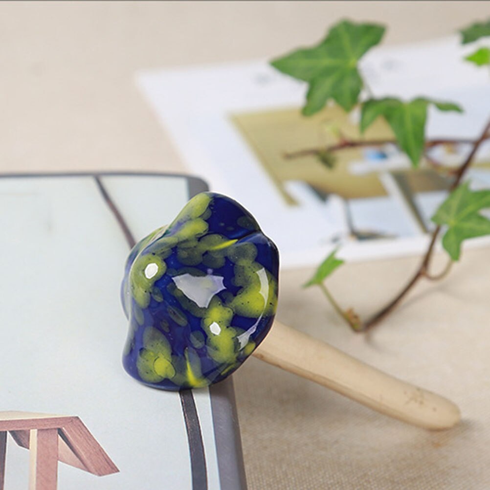 6 Pcs Tuin Ornament Set Kleurrijke Mini Keramische Paddestoel Decor Fairy Tuin Paddestoelen Creatieve Gazon Ornamenten Woonaccessoires