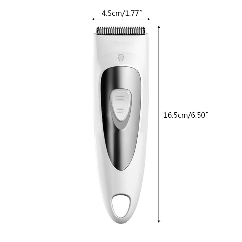 Cortauñas eléctrico para bebé, potente recortadora impermeable, cortador de bajo ruido, Kit de aseo, máquina de corte de pelo inalámbrico recargable