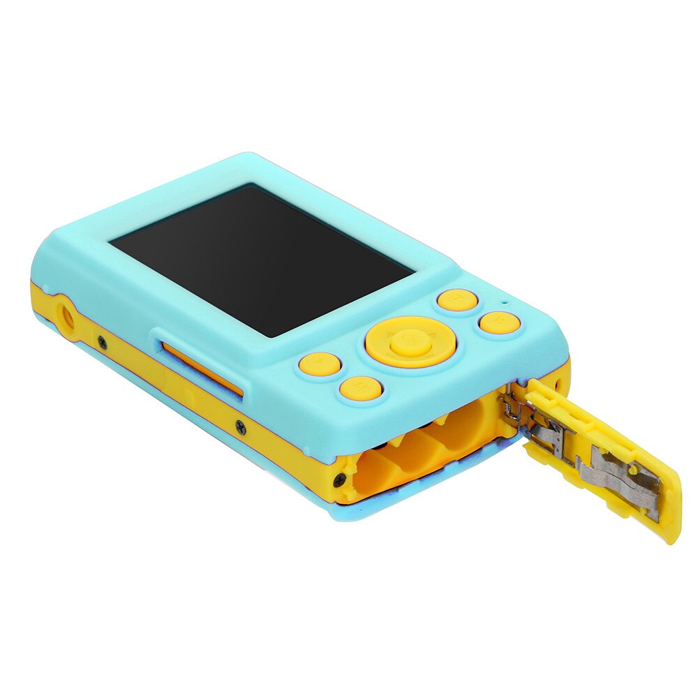 2.4HD Screen Digital Camera 16MP Anti-Shake Face Detection Camcorder Blank Point And Shoot Camera Digital Portable Cute Child: Blue