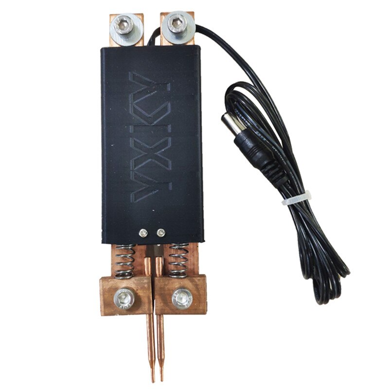 800A 4-12V integrated handheld spot welding pen, automatic trigger trigger built-in switch, one-handed spot welding machine: Black