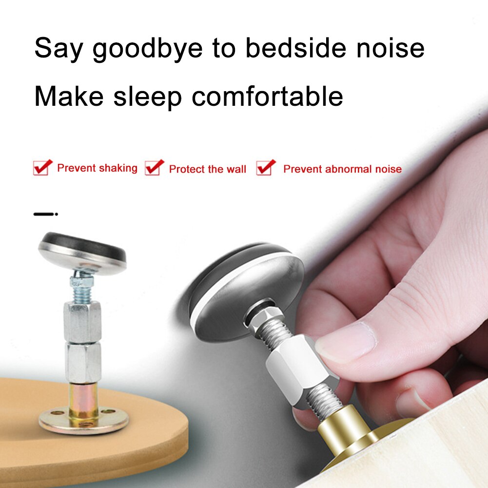 Adjustable Thread Bed Frame Anti-Shake Tool Self-adhesive Fixed Bed Anti-squeaking Telescopic Support Hardware Fasteners
