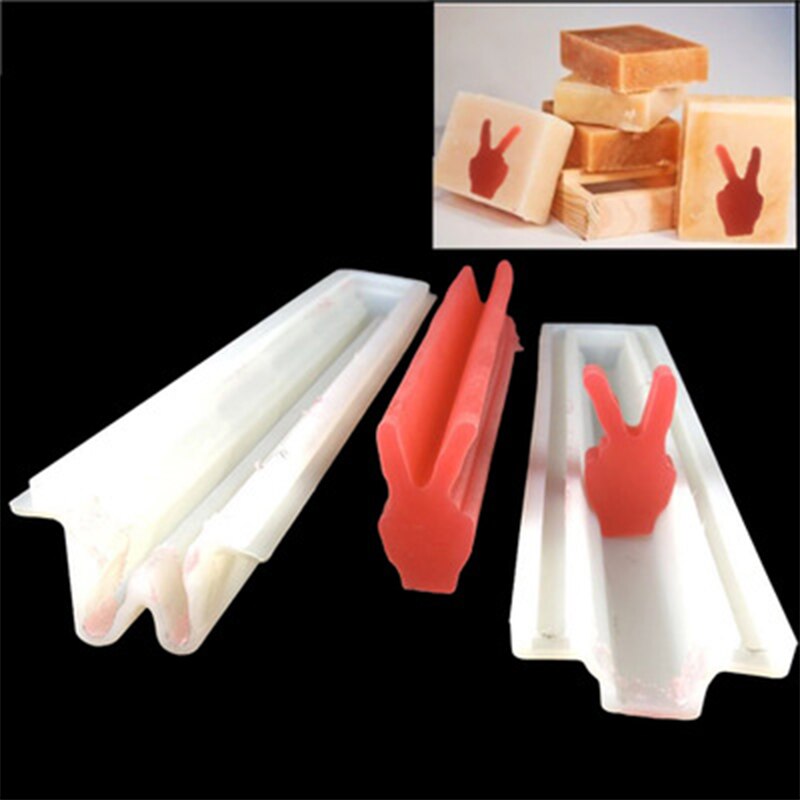 Round Heart Shape Silicone Soap Mold Pipe Tube Handmade Cake Baking Tool Soap Making Soap Mold: 13