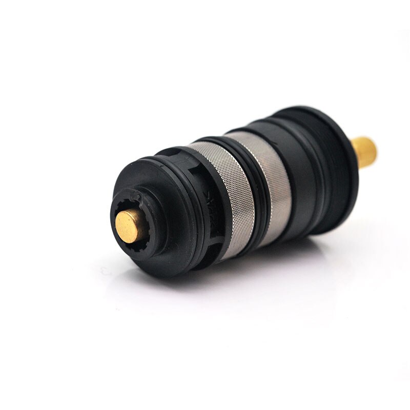 Black Thermostat Mixer Valve Copper Shower Faucet Cartridge For Bathroom Shower Bath Faucet Adjust The Mixing Water Temperature