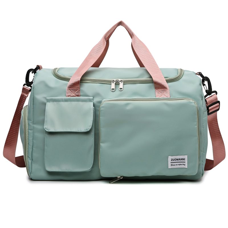 Handbagage Reistas Weekender-plunjezakken met grote capaciteit en schoenencompartiment Sport-fitnesstassen voor dames 2024: green