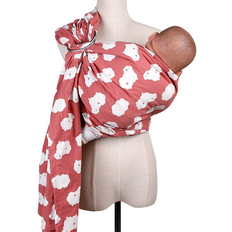 Infant Baby Back Scarf Carrier Kid Fashionable Baby Sling Wrap Cotton Soft Breathable Newborn Back Scarf Portable Baby Sling: 06