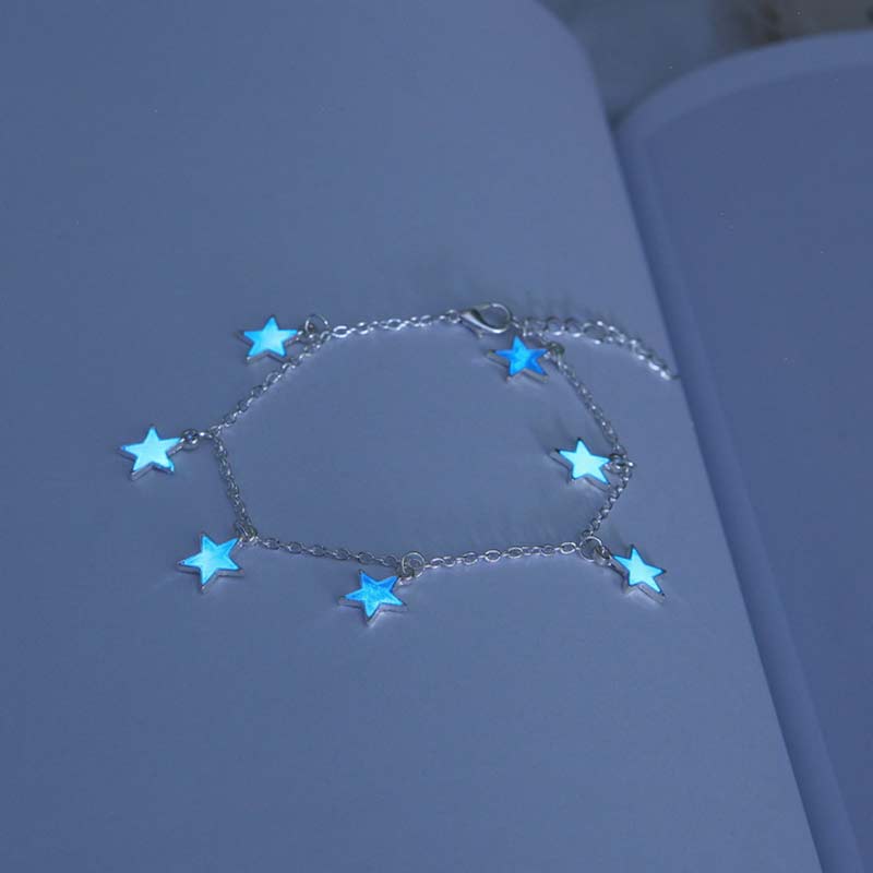 Fluorescerende Hanger Armbanden Charm Enkelband Voet Ketting Voor Zomer Strand Been Armband Enkelbanden Sieraden Cadeau Voor Valentijnsdag