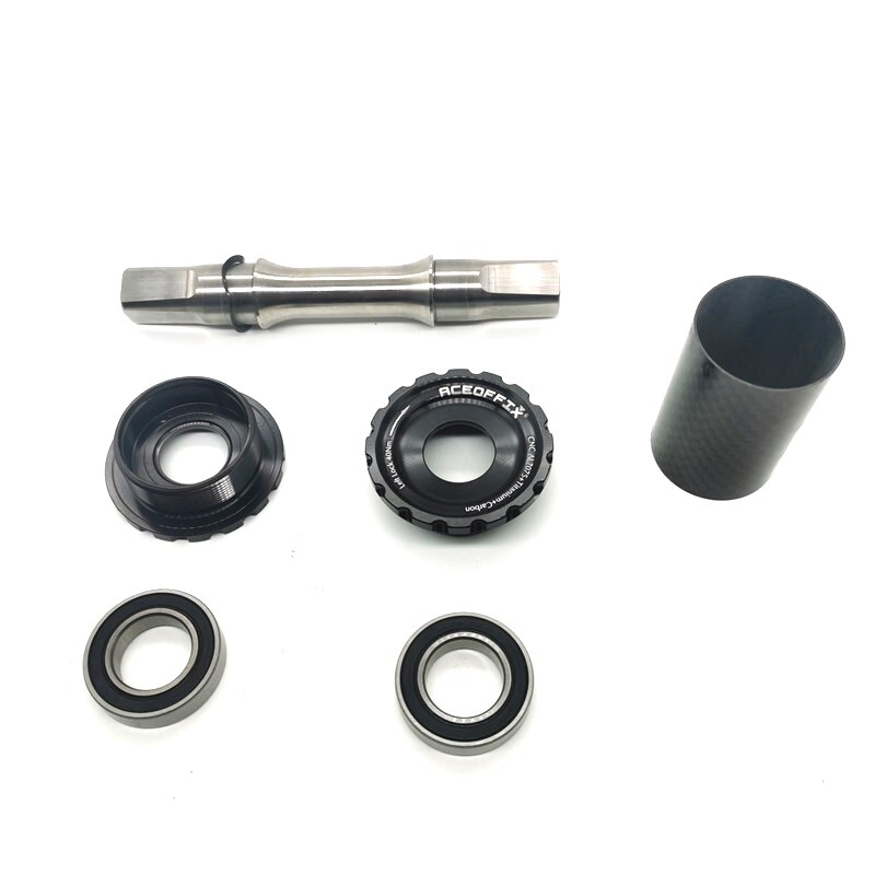 Titanium Bsa Engels Schroefdraad Vierkante Taper Trapas 119Mm Voor Brompton