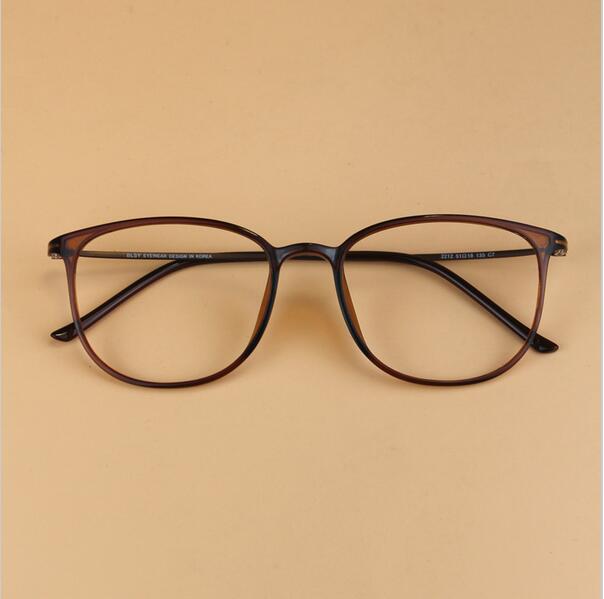 Monture de lunettes Geek en acier au carbone pour hommes et femmes, Ultra-léger, Vintage, Super grand cadre Nerd décoratif pour myopie