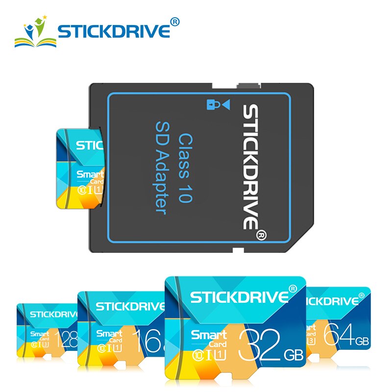Carte sd klasse 10 32gb microsd 8gb 16gb sd-kort 64gb minnekort 32gb mikro sd-kort cartao de memoria 128gb med gratis adapter