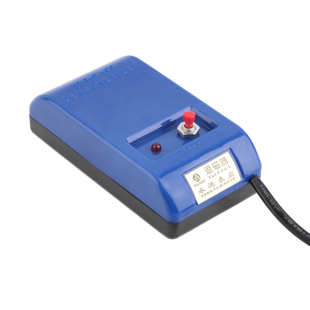 Eu-kontakt typ elektrisk perfekt klocka reparation skruvmejsel pincett avmagnetisera avmagnetiseringsverktyg