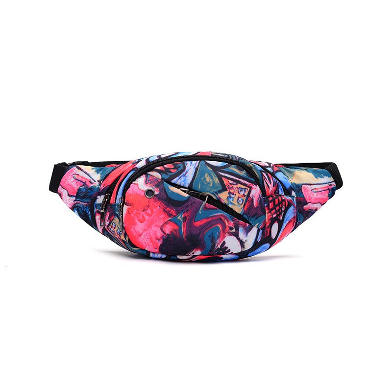 Sac banane imprimé tendance pour femmes | Sac de taille, sac de poitrine de voyage, bourse portable heuptas: C