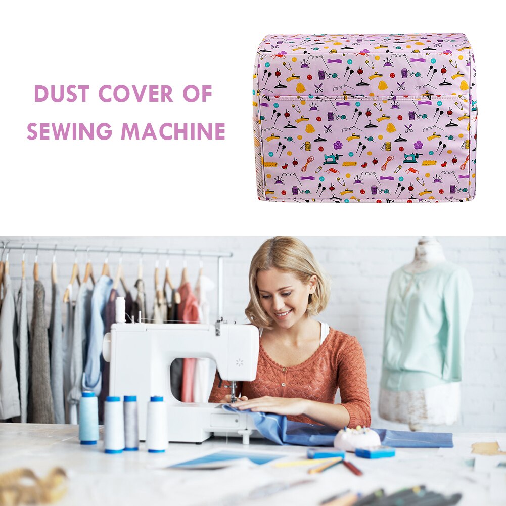 Naaimachine Beschermende Stof Case Zak Naaimachine Accessoires Stofdicht Cover Met Opbergvakken Voor Vrouwen