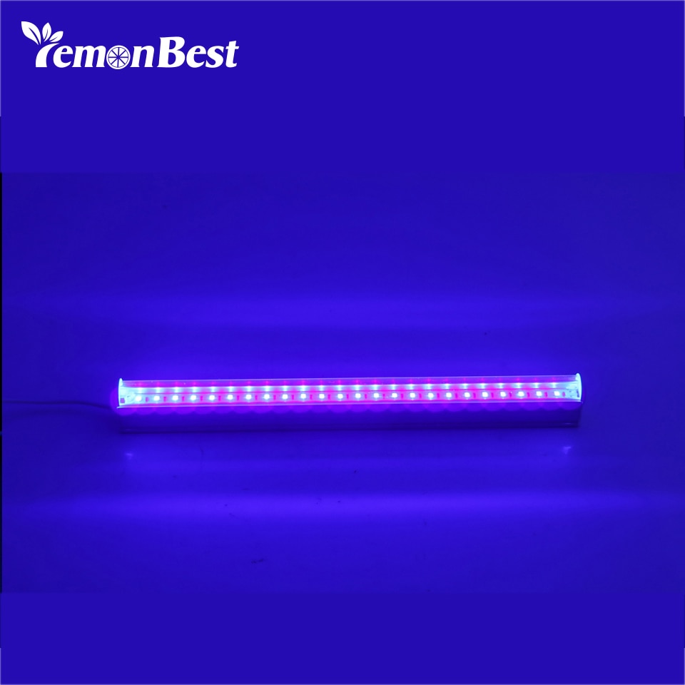 6W 24 LED UV Light Fixtures Portable Blacklight Lamp for UV Poster UV Art Dimmable Blacklight Ultraviolet Lamp for DJ Party