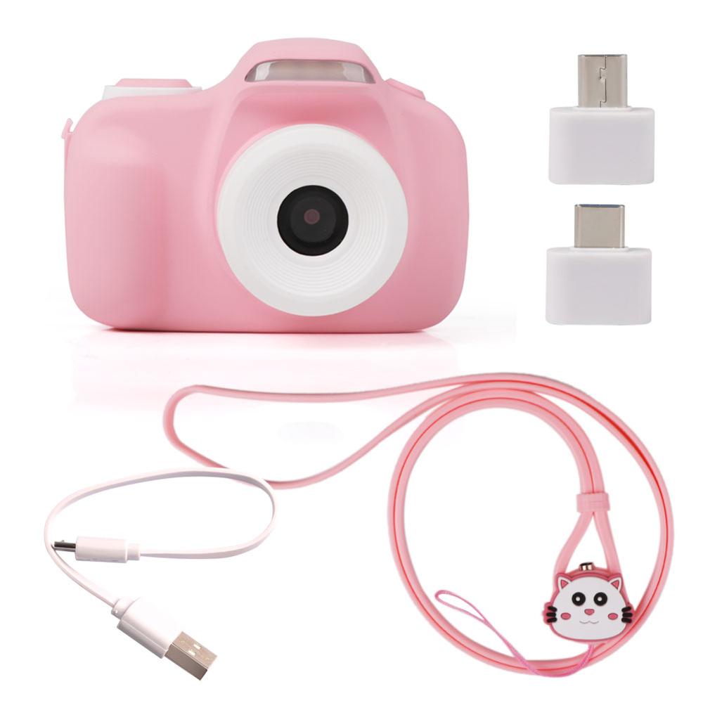 20MP Kids Digital Camera Portable 2'' HD 1080P Screen Anti Shake Children Camera 4x Digital Zoom Camcorder for Christmas