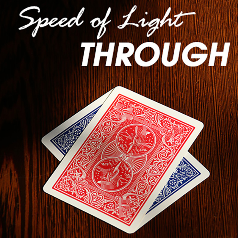 Speed of Light Through Magic Tricks Card Transport Magia Magician Close Up Street Illusions Gimmicks Mentalism Props Funny Toy