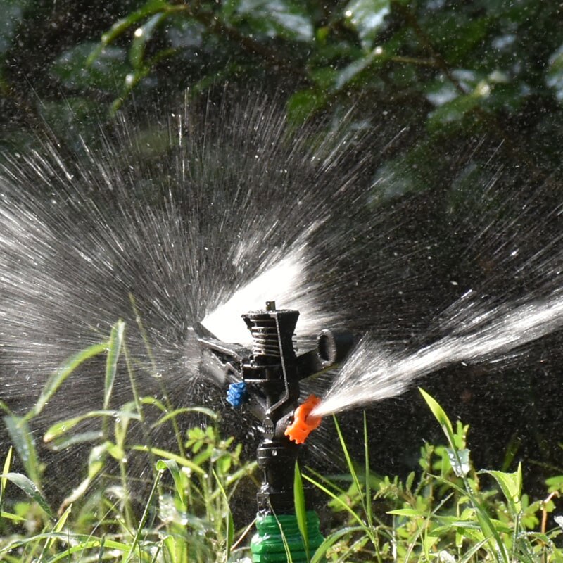 Aspersores de chorro giratorios de 360 grados, boquillas basculantes con rosca macho de 1/2 ", aspersores de riego para jardín y agricultura, 1 unidad
