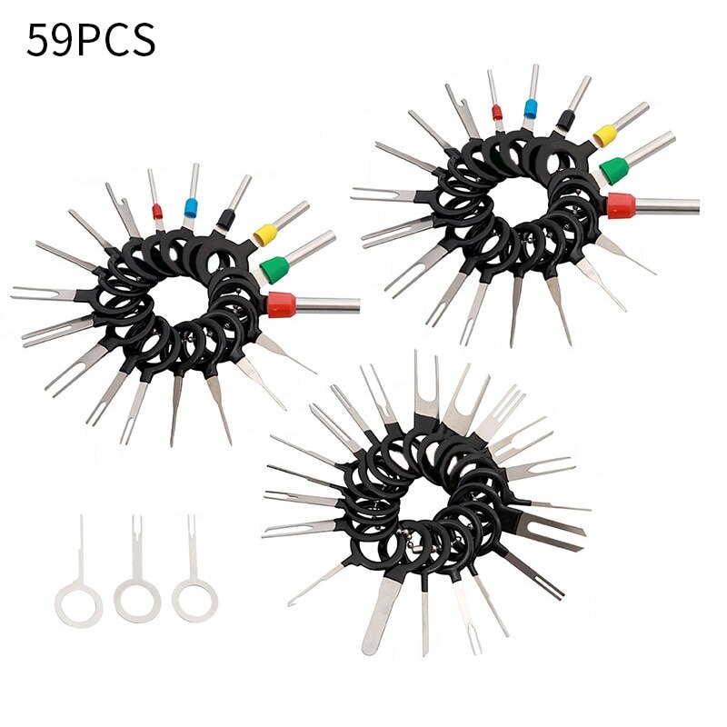 11/18/38/41 Pcs Car plug terminal removal tool set Terminal Removal Tool Car Electrical Wiring Crimp Connector Pin Extractor Kit