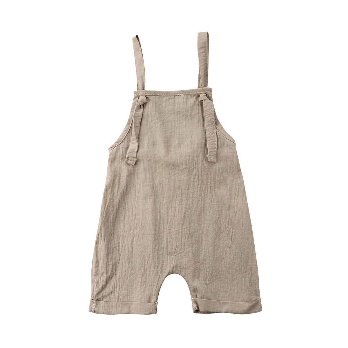 Beaux enfants bébé filles garçons bavoir pantalon court dos nu barboteuse combinaison salopette tenues vêtements