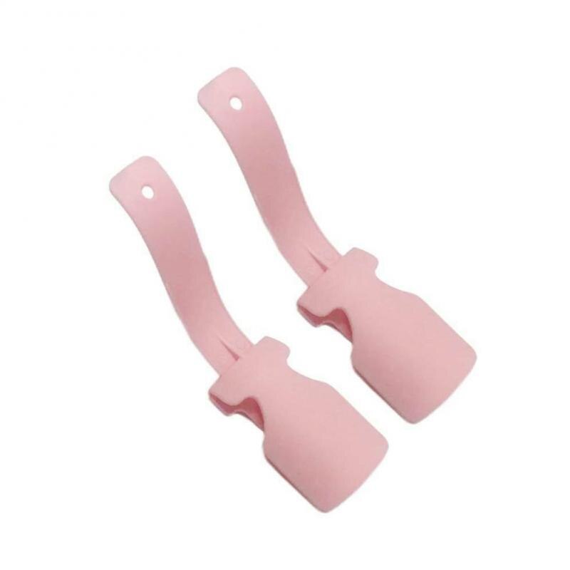 2PCS Shoe Lifter Unisex Shoehorn Is Easy To Put On And Take Off The Shoes Strong Non-slip Auxiliary Tool Shoe Corner Lifter: 2Pcs Pink