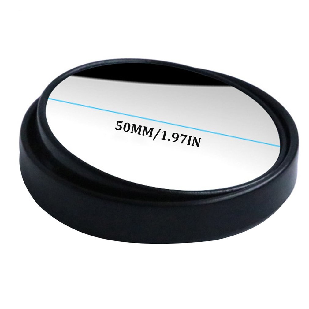 Auto Kleine Ronde Spiegel 360 Graden Verstelbare Achteruitkijkspiegel Blind Spot Super Clear Extra Omkeren Groothoek Reflecterende