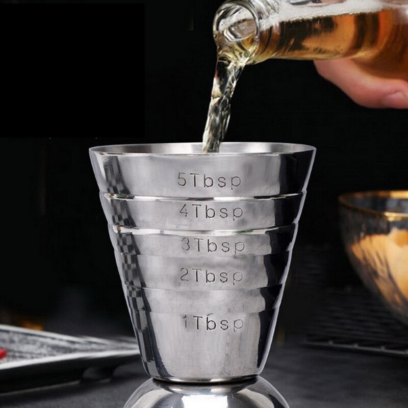 75Ml Meten Shot Cup Ounce Jigger Bar Cocktail Drink Mixer Drank Maatbeker Mojito Measurer Koffie Mok Rvs