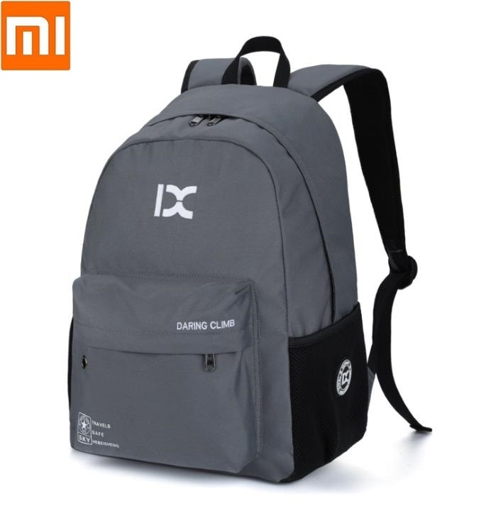 Xiaomi Urban men and women leisure sports backpack College style Student backpack Outdoor travel bag Waterproof and wearable